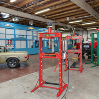 Presse d'atelier hydraulique pneumatique à cadre en H de 20 tonnes certifiée CE avec manomètre pour la réparation automobile, garage, atelier