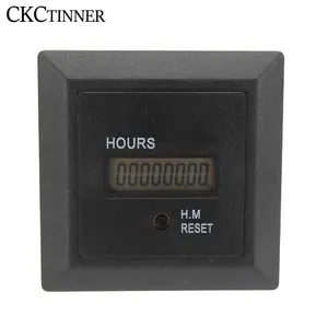 Hour Meter Marine Boat Motorcycle Digital Display HM-1R High Accuracy Timer Counter 100-240VAC 50/60HZ