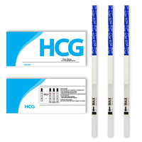 Test de grossesse HCG DEEPBLUE OEM à marque privée, bandelette de test urinaire rapide, kit de test manuel, précision supérieure à 99 %, certifié CE, utilisation à domicile