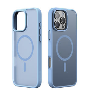 para Iphones 16 <span class=keywords><strong>Pro</strong></span> Max 15 14 13 trasera translúcida accesorios móviles tendencia carga magnética funda para teléfono móvil - Product Image 2