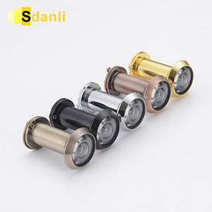 Chất lượng cao 180 độ siêu góc rộng người xem cửa phong cách hiện đại nhà cửa lổ nhìn trộm với ống kính nhựa cho căn hộ - Product Image 2