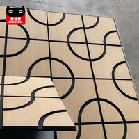 Panneau MDF pour animaux de compagnie insonorisation acoustique intérieure déco acoustique en bois