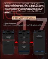 RSIM CLUB 2 Kartu SIM Fleksibel Lipat Plastik Dual-chip untuk Membuka Kunci Kartu SIM untuk 11/12/13/14/15 Pro Max & IOS 16