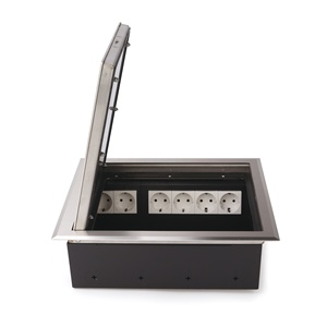 Sistema de Caja de Piso Elevado Impermeable IP66 con Enchufe Reemplazable para Instalaciones Comerciales - Product Image 5