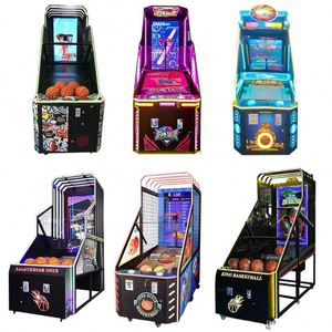 High Performance Coin Operated Metal Basketball Shooter <b>Trainer</b> with Rotating Net for Indoor Use Arcade Game (English) - Product Image 5
