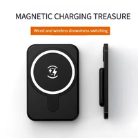 HYTO-Chargeur sans fil portable 5000mAh pour iPhone 12 13 14, batterie externe magnétique 5000mAh