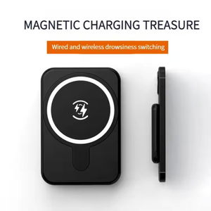 HYTO-Chargeur sans fil portable 5000mAh pour <span class=keywords><strong>iPhone</strong></span> 12 13 <span class=keywords><strong>14</strong></span>, <span class=keywords><strong>batterie</strong></span> <span class=keywords><strong>externe</strong></span> magnétique 5000mAh - Product Image 2