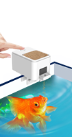 Mangeoire à poissons intelligente de qualité la plus vendue WP8621 avec conception anti-agglomérante de la poubelle et contrôle du téléphone portable