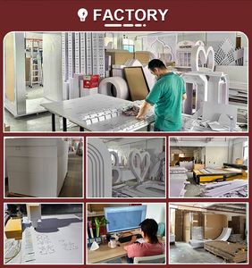 Декоративные принадлежности ZKAI: белая арка-фон, круглая арка-стойка для свадебных торжеств - Product Image 5