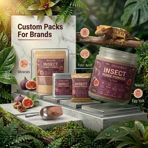 Puré de Frutas Exóticas en Polvo para Reptiles y Geckos, Gel de Inicio para Crías, Apoyo a la Salud Intestinal y al Calcio - Product Image 2