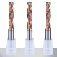 Forets de précision CNC de haute qualité pour routeur, outils de fabrication, forets en alliage dur revêtus à 55 degrés pour l'acier inoxydable