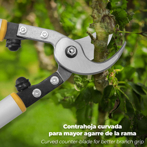 Forbici da Potatura Professionali a Due Mani, Forgiate e in Alluminio, 75 cm. - Product Image 6