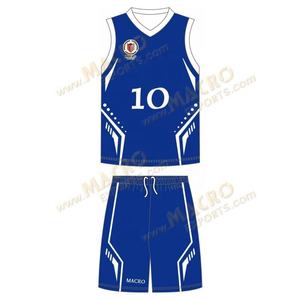 Maillot de volleyball personnalisé unisexe avec design imprimé en gros uniforme de volleyball personnalisé pour femme sans manches - Product Image 1