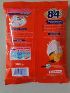 Factory Direct Sale Stain Remover Private Label 300g Washing Powder Detergent For Remove Dirt