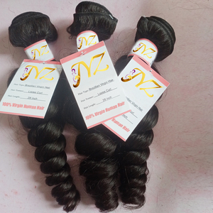 Capelli Umani Remy Brasiliani Ricci Ondulati Rosso Rame Super Ondulati Naturali Ciocche Marrone Rossastro - Product Image 5