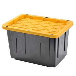 Quality Durable 23 Gallon Storage Tote Plastic Heavy Duty Large Storage Box