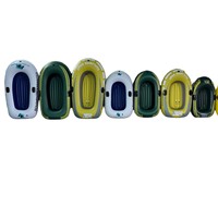 Bote Inflable de PVC para Dos Personas, Bote de Asalto Reforzado de 1.75m, Resistente al Desgaste y Seguro