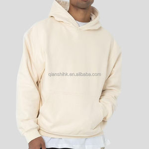 Blank <b>Plain</b> <b>Black</b> <b>Hoodie</b> Manufacturers Heavyweight No String Cotton French Terry Custom Printed Boxy Cropped <b>Hoodie</b> <b>Men</b> - Product Image 4