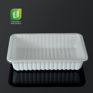 Disposable Plastic Food Box Take Away Food container 3600ml Lunch box Bento Box with Lid
