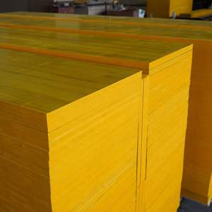 Panel <span class=keywords><strong>de</strong></span> <span class=keywords><strong>Triplay</strong></span> <span class=keywords><strong>de</strong></span> 21 mm y 27 mm, Impermeable, <span class=keywords><strong>de</strong></span> 3 Capas, Amarillo, para <span class=keywords><strong>Encofrado</strong></span> <span class=keywords><strong>de</strong></span> Hormigón - Product Image 5