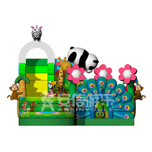 <span class=keywords><strong>Parque</strong></span> de juegos inflable para niños pequeños, <span class=keywords><strong>parque</strong></span> de <span class=keywords><strong>animales</strong></span> inflable de PVC, grande, a la venta - Product Image 3