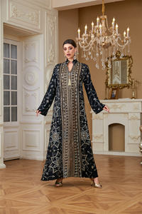 Vendita calda tradizionale islamica delle donne abaya eleganti stili fatti a mano con elegante modello solido ispirato alla moda <span class=keywords><strong>turca</strong></span> - Product Image 5