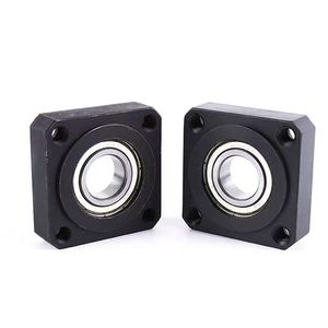 Roulement carré simple BGSRB BGSR <span class=keywords><strong>BASR</strong></span> SBASR SBGSR avec bride et bague de retenue intégrée, bloc de support d'axe de guidage pour CNC - Product Image 1