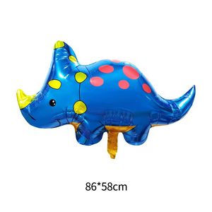Lot de ballons en aluminium dinosaures pour fête d'anniversaire - Ballons géants dinosaures pour fête d'anniversaire - Product Image 6