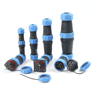 Conector de alimentación a prueba de agua IP68, enchufe Industrial de núcleo de 7/9/<span class=keywords><strong>3</strong></span>/4/5/6/, Cable de cobre 10A para FPC Aviati - Product Image 6