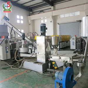 PE granulator đôi giai đoạn nước vòng nóng cắt máy chế biến