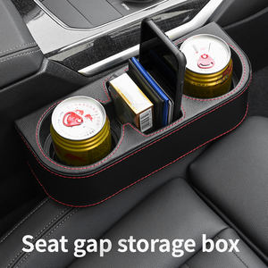 Caja de almacenamiento de bebidas, portavasos de plástico negro, soporte lateral para <span class=keywords><strong>silla</strong></span> de <span class=keywords><strong>coche</strong></span> - Product Image 2