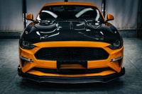 Capot moteur avant en fibre de carbone de style GT500 modifié pour Ford Mustang 2018-2022, accessoires de modification extérieure de voiture