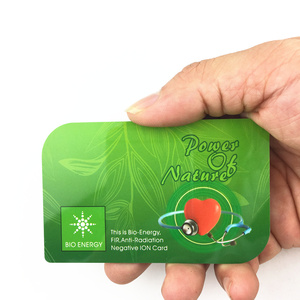 Tarjeta de Salud con Iones Negativos de Bioenergía, 2651 Iones, Infrarrojo Lejano, Logotipo Personalizado, Venta al Por Mayor Directa de Fábrica - Product Image 2