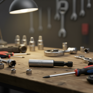 Conector Magnético de Inserción con Vástago Hexagonal de 1/4 de Pulgada para Uso con Llave de Tubo - Product Image 3