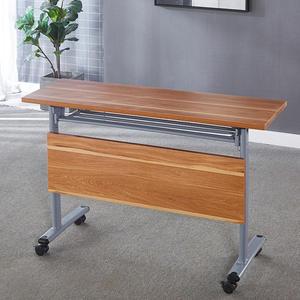 Table de conférence moderne tendance nouvelle arrivée table de formation blanche <span class=keywords><strong>bureau</strong></span> de formation pliable - Product Image 2