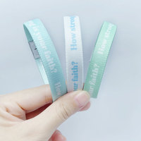Bracelets promotionnels NFC en tissu polyester FM1108 213 215 216, bracelets élastiques avec logo personnalisé