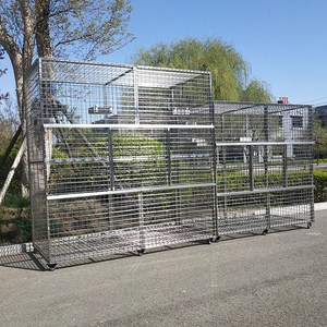 Grande volière LIZE pour oiseaux, <span class=keywords><strong>cage</strong></span> extérieure pour perroquets, cages et abris pour animaux de compagnie en acier inoxydable, fabrication de cages pour animaux. - Product Image 2