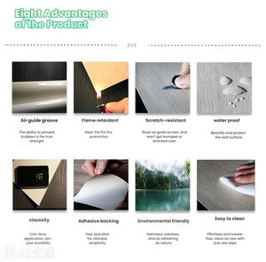 Papel Tapiz Autoadhesivo con Patrón <span class=keywords><strong>de</strong></span> Líneas Onduladas, Vinilo <span class=keywords><strong>de</strong></span> PVC Texturizado Moderno, Decoración <span class=keywords><strong>de</strong></span> Pared Artística Autoadhesiva para Sala <span class=keywords><strong>de</strong></span> Estar y Dormitorio - Product Image 5
