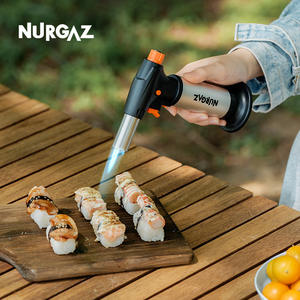NURGAZ Allumeur portable à flamme pulsée directe, torche pour barbecue, cuisine, outil de cuisson, corps en plastique, allumage piézoélectrique - Product Image 2