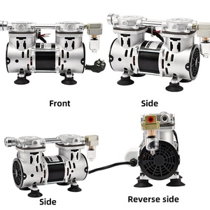 Pompe <span class=keywords><strong>à</strong></span> <span class=keywords><strong>vide</strong></span> électrique portable sans huile haute pression 220V 260W -91KPa 60L/min et <span class=keywords><strong>compresseur</strong></span> d'air OEM pour équipement de beauté - Product Image 3