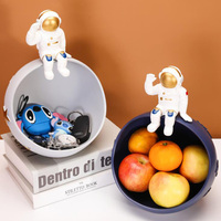 Figurine d'astronaute de stockage, Statue en résine, décoration, Sculpture de cosmonaute