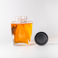 367ml 350ml transparan kreatif botol kaca putar dengan tutup sekrup untuk Madu Jam acar kacang mentega dan penyimpanan gula