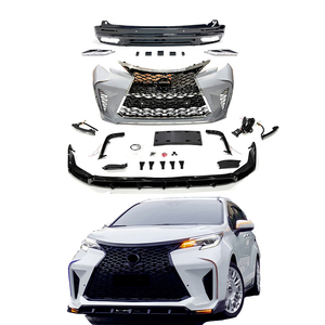 Kit bodi mobil gaya Thunder-2, Set Diffuser belakang Bumper depan untuk <span class=keywords><strong>Toyota</strong></span> <span class=keywords><strong>Sienna</strong></span> 2021 2022 Facelift - Product Image 1