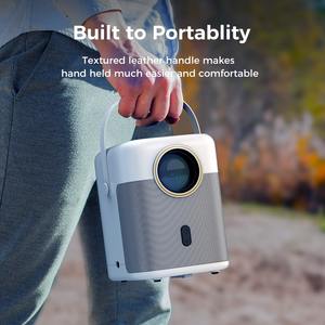 <strong>VANKYO</strong> H300W Portable <strong>Projector</strong> HD 4k Mini Bluetooth Wi-Fi HDMII Camera <strong>Projector</strong> With Handle and Stand - Product Image 5