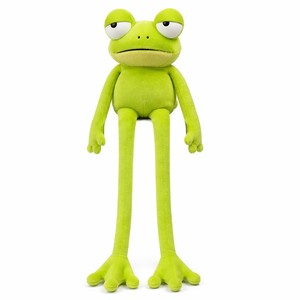 Peluche de Rana de Patas Largas con Ojos Dormilones, Divertido Animal de Peluche para Decoración de Escritorio de Oficina y Regalo Creativo para Compañeros de Trabajo - Product Image 2