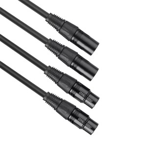 Câble plaqué argent monocristallin <span class=keywords><strong>5N</strong></span> OCC haut de gamme avec prise XLR plaquée rhodium, câble audio Hifi 2XLR à 2XLR pour audiophiles - Product Image 4