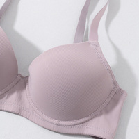 Soutiens-gorge à armatures en tissu polyamide et élasthanne, fermeture à trois agrafes, armature en acier, soutien simple, bonnet 3/4, lingerie OEM ODM
