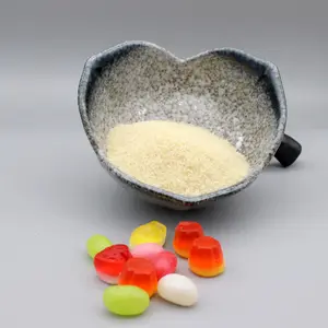 Trung Quốc cung cấp nhà máy Chewy kẹo cấp thực phẩm gelatin 140-300 nở CAS9000-70-8