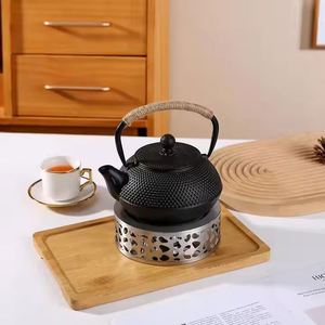 Wholesale Candle Light Holder <b>Teapot</b> Heater Base Stainless Steel Tea Warmer - Product Image 4
