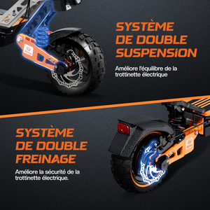 Vente directe usine – Trottinette électrique VOLTBULL T2MAX rapide et puissante - Product Image 5